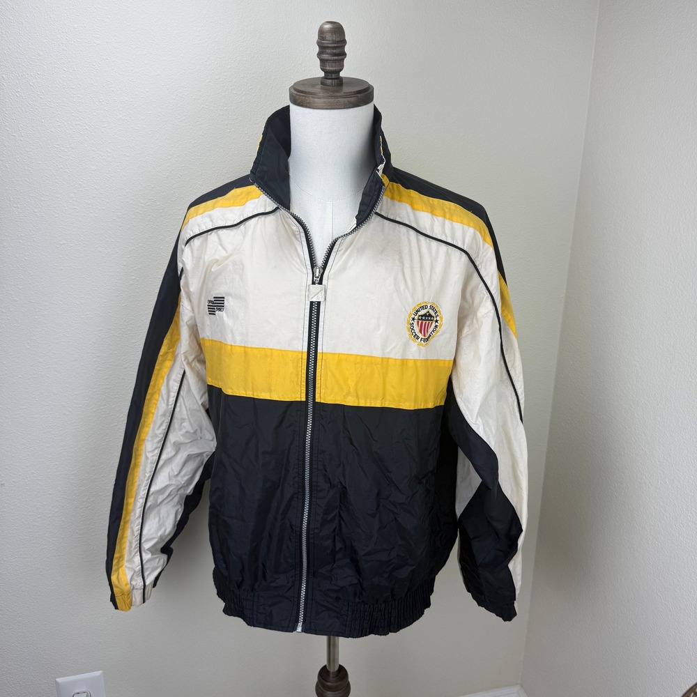 Vintage Offen Sport USA‎ Olympics Style Track Jacket Full Zip Mens Large 90s y2k